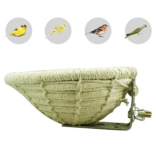 Liinmall Bird Nest Cotton Birdhouse Hangable For Parrots Pigeon Dove Rabbits Hamster And Other Small Animals Warm Winter #TOP2