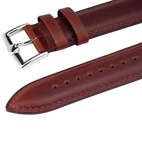 Brismassi Esetti B&E Top Grain Leather Watch Bands 16Mm 18Mm 19Mm 20Mm 21Mm 22Mm Quick Release Watch Strap Men Women, Elegant Replacement Band For Watch & Smartwatch #TOP4