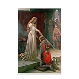 Edmund Blair Leighton Poster - The Accolade Painting - Renaissance Art - Canvas Wall Art - Fine Art