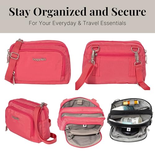 Image of Baggallini Triple Zip with Front Wallet /Trifecta RFID Wallet Crossbody