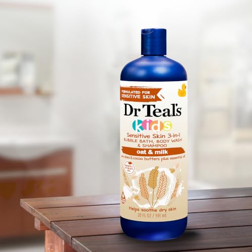 Dr Teal's Kids Sensitive Skin 3-in-1 with Shea & Cocoa Butters - image 4