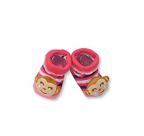 KATIES PLAYPENu00ae / BABY BEST BUYS - Chaussette - Bébé (fille) 0 à 24 mois rose Singe rose 0-3 mois