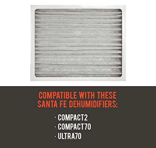 Santa Fe 9 x 11 x 1 MERV 13 Replacement Dehumidifier Filters - 6 Pack