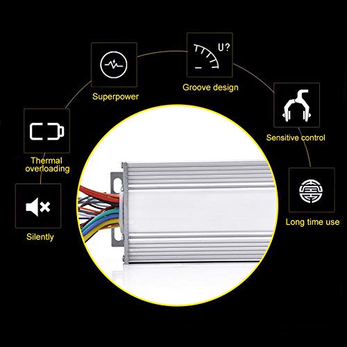 VGEBY1 Motor Borstelloze Controller, 48 V 500 W Motor Controller Sinus Wave Controller voor Elektrische Scooter Fiets - Afbeelding 7