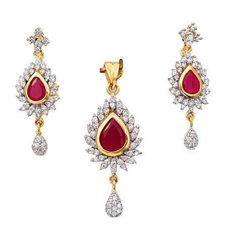 Collar y pendientes de diseño elegante para bodas y fiestas