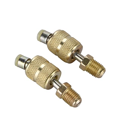 WANSUPYIN 2* R410A Charging Vacuum Port Adapter Mini Split Air Conditioner Brass Converter
