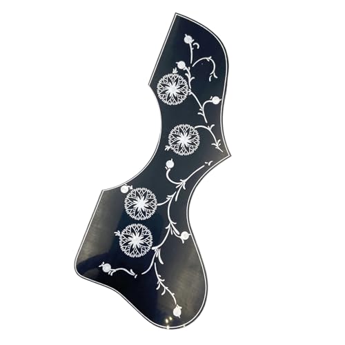 Adhesive Folk Guitar Protective Shells Guard Anti-Scratch Pickguard Sticker Acoustic Guitar Pickguard Scratch Plate Acoustic Fol