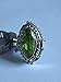 Vaintage Red Garnet Ring|Green Peridot Poison Box ring, Pill Storage ring, Handmade Silver Field, Mother's Day Gifts | Statement Gifts