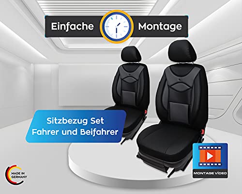 Coprisedili compatibili con VW Amarok conducente e...