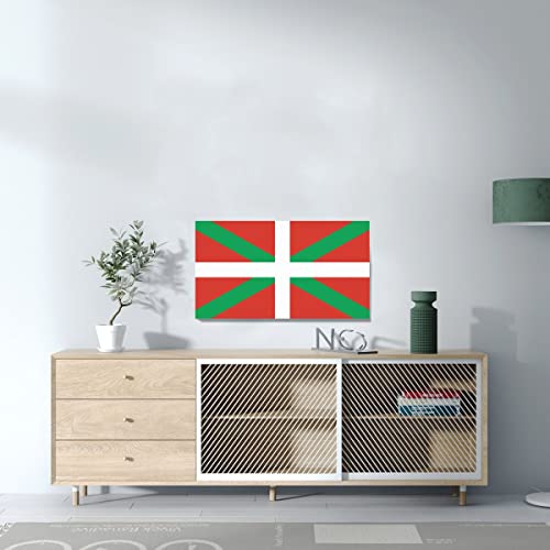 Equipe national basque tableau toile football déco murale sans reflets