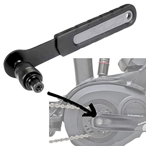 Fantic26 Ściągacz korby rowerowej z korbą rowerową, do silników elektrycznych, np. do nagrań silnika Shimano Brose Bosch