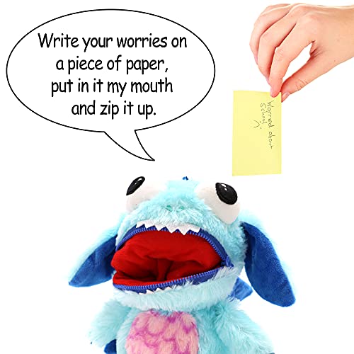 Worry Yummy Monster Children's Soft Toy, 28cm (11") Soft Cuddly Toy For Kids, Boys & Girls Anxiety - Image 4