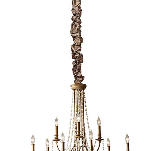 Image of Dk Putty 100% REAL Silk Chandelier Chain Cover 4 ft long