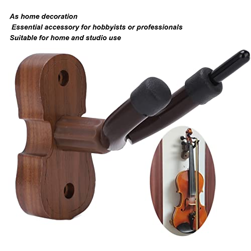 Soporte de Pared para Violín, Soporta Firmemente el Práctico Soporte para Violines con Ganchos de para Estudio - imagen 4