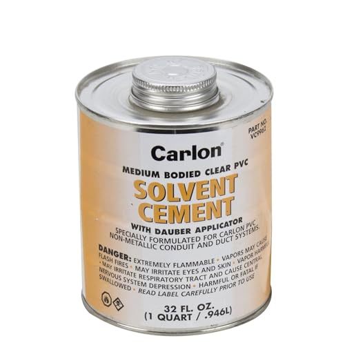 Pegamento PVC Clear 1 qt con aplicador Thomas & Betts miniatura 1