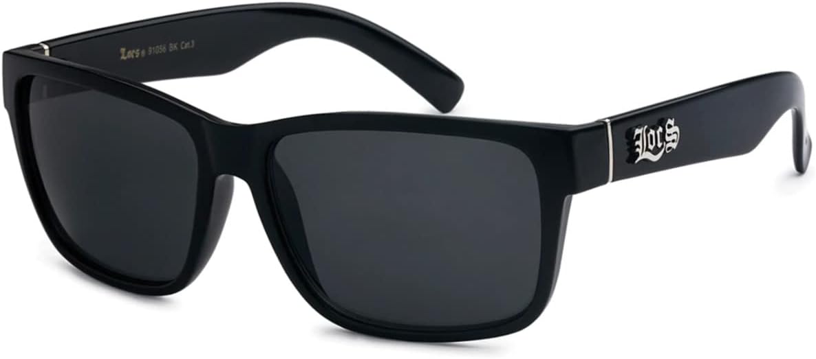 Locs 91070 Black Sunglasses | Authentic Hardcore Gangster OG Cholo Classic Shades
