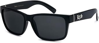 Locs 91070 Black Sunglasses | Authentic Hardcore Gangster OG Cholo Classic Shades