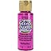 DecoArt Americana Crystal Gloss Enamel Glitter Paint, 2-Ounce, Pink