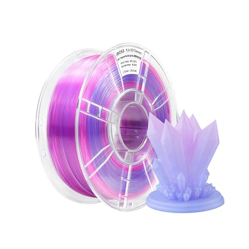 Filament iBOSS PLA Plus Różowy Tęczowy Przezroczysty (PINK RAINBOW TRANSPARENT)