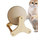 Griffoir pour chat, corde en sisal antidérapant | articles pour chats d'intérieur pour chats, fournitures de meubles pour animaux domestiques, jouet à balle à gratter pour lapin, base stable pour