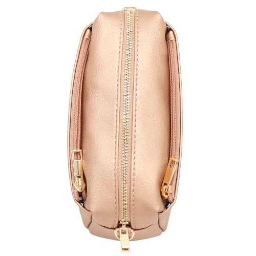 Image of FashionPuzzle Triple Zip Small Crossbody Bag