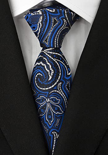 Image of Men's Necktie Classic Silk Tie Woven Jacquard Neck Ties 9 PCS