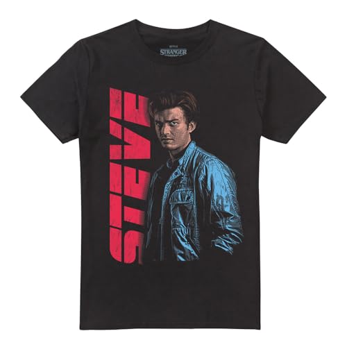 T-shirt Stranger Things Steve idéal pour vos soirées streaming et sorties