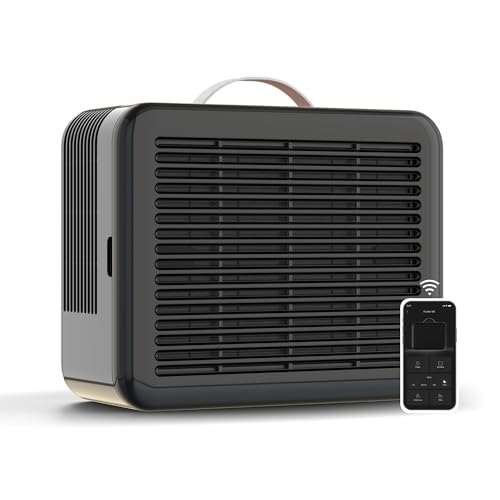 PuroAir Air Purifier 100i Smart HEPA Air Purifiers for Home Pets - Portable Small Air Purifier Filters up to 550 Ft² of Pollutants, Smoke, Pollen, Dust - Room Air Purifiers for Bedroom, Baby, Office
