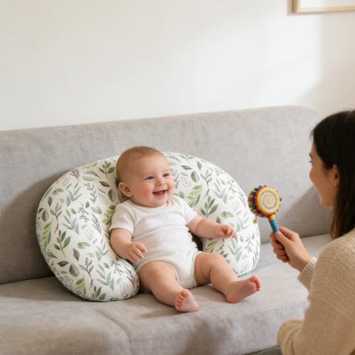 Housse coussin allaitement extensible : protégez votre coussin en U efficacement - 5