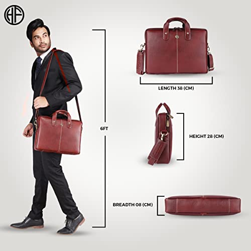 HAMMONDS-FLYCATCHER-Genuine-Leather-14inch-Mens-Messenger-Bag-Brown HAMMONDS FLYCATCHER Genuine Leather 14inch Men's Messenger Bag (Brown)