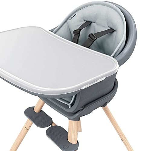 Image of Maxi-Cosi 8In1 High Chair|Lightweight Booster Chair for Baby|Convertible Baby Chair with 5 Point Safety Harness and Waterproof Inlay|Beyond Graphite