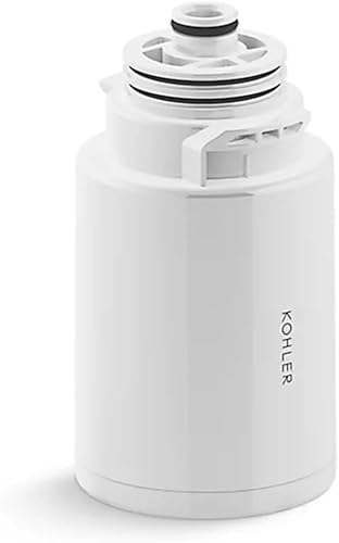 Miniatura 1 de KOHLER R24162-NA - Filtro de ducha acuífero de repuesto para cabezal de ducha filtrado Kohler Aquifer, un cartucho de filtro