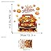 Jemattely Large Thanksgiving Day Window Cling Sticker Whole Fall Harvest Window Decal Truck Pumpkin Clings Decor DIY Vinyl Mural Art for Girls Baby Nursery Bedroom Playroom Home Windows Decoration