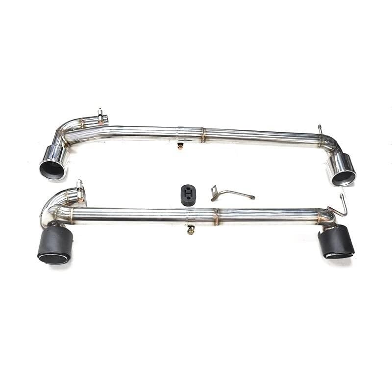 Terminale di Scarico 1 Set per BMW Serie 1 118i 2013-2016 terminale di Scarico Doppio in Acciaio Inossidabile