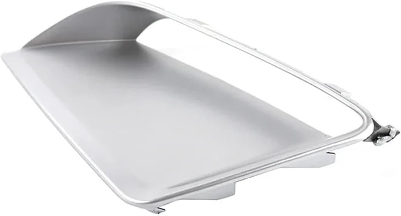 Car Front Lower Bumper Fog Light Grille Grill Cover Frame Silver Trim Only For Audi A6 A7 Upgraded To RS7 RS6(FRP and carbon fiber)