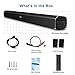 Vinoil Bluetooth Sound Bars for TV, Strong Bass Dual Connection Wired and Wireless Sound Bar, Speakers with Build in Subwoofer