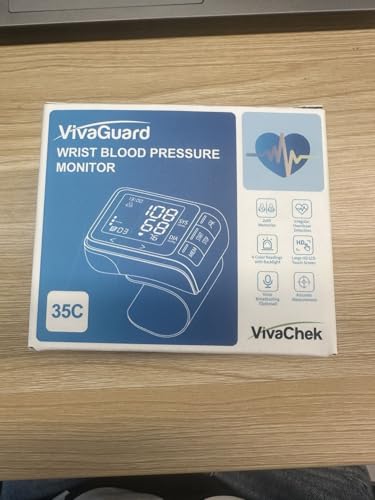 VivaGuard Wrist Cuff Blood Pressure Monitor, FDA-Cleared FSA&HSA Eligible