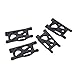 4Pcs Rc Suspension, Black Plastic for 144001 Arm Front Rear 144002 124019 124018 124017 144010