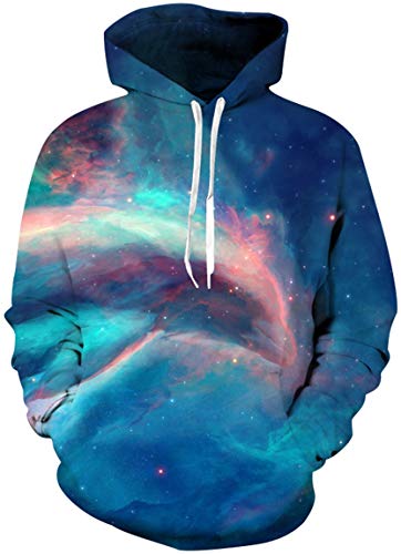 Jungen Halloween Kinder Kordelzug Pullover mit Kapuze Lange Ärmel Weihnachten Digitaldruck Mädchen Hoodie (S (Körpergröße: 130cm), Delphin)