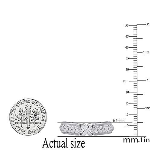 Dazzlingrock Collection 0.20 Carat (ctw) Round White Diamond Ladies Tennis Bracelet 1/5 CT, 925 Sterling Silver3