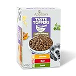 Applaws Taste Toppers 100% Natural Dog Food Topper Bone Broth, Multipack Variety Selection for Dogs, Kibble Topper 5 x 200g Spout Pouch