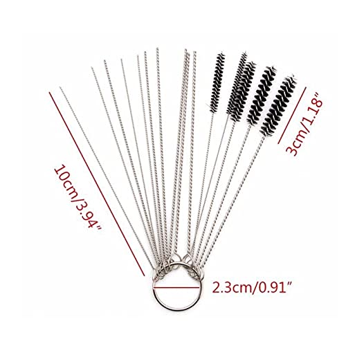 Radhax Carburetor Gasket Car Motorcycle Carburetor Care Cleaning Whit 10 Cleaning Needles + 5 Brushes Tool Kits For Auto Engine Care Cleaning Carburetor Kit #TOP3