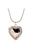 Kebaner Living Memory Pocket Watch Friend Picture Photo Frame Heart Locket Necklace Forever Love Gift for Women