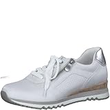 MARCO TOZZI Damen Sneaker, flacher Absatz, Wechselfußbett, weiches FEEL ME Fußbett, ideal für Business und Freizeit
