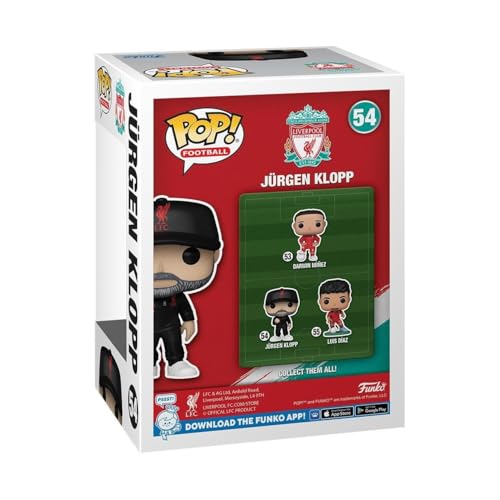 Funko POP! Soccer: Liverpool FC - Jurgen Klopp - Collectable Vinyl Figure - Gift Idea - Official Merchandise - Toys for Kids & Adults - Sports Fans - Model Figure for Collectors and Display Funko POP! Soccer: Liverpool FC - Jurgen Klopp - Collectable Vinyl Figure - Gift Idea - Official Merchandise - Toys for Kids & Adults - Sports Fans - Model Figure for Collectors and Display
