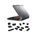 Dustproof Black Silicone skin cover plug For Alienware 17 R2 R3 R4 R5 ANW17 AW17R2 AW17R3 AW17R4 AW17R5 17.3" 2015-2018release Newest