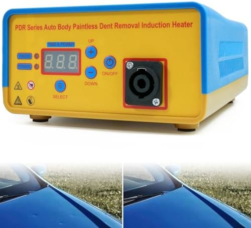 Induction Heater Machine for Paintless Dent Repair - Digital Display, Essential Tool for Auto Body Shops & Car Dent Removal, Fast Heating for Efficient Repairs