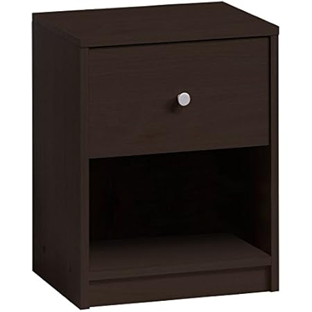 Tvilum Portland 1 Drawer Nightstand, Brown