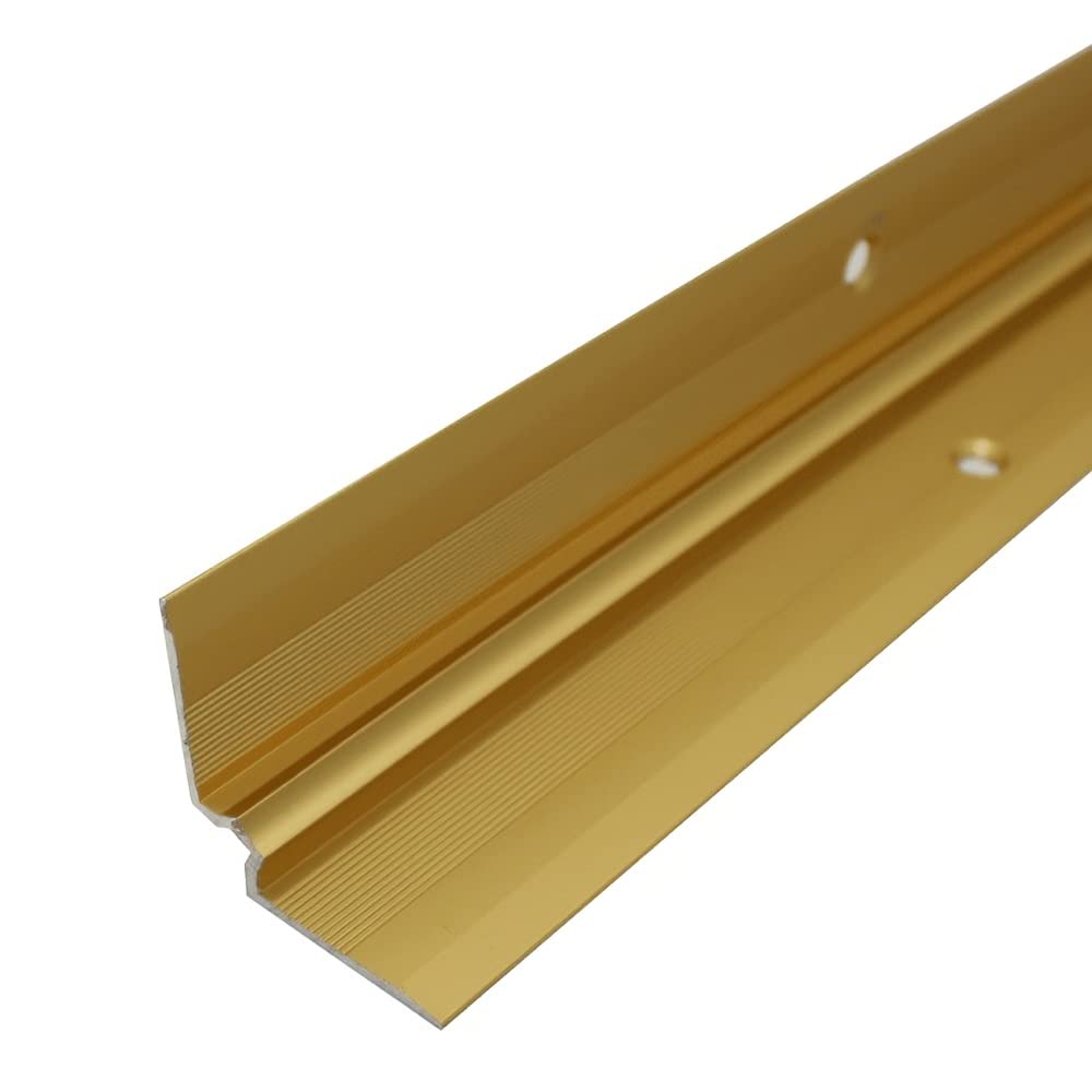 Cayrus Gold C31 28 X 28Mm Anodised Aluminium Lvt Stair Nosing Inner Corner For 5Mm Flooring - 2.7M