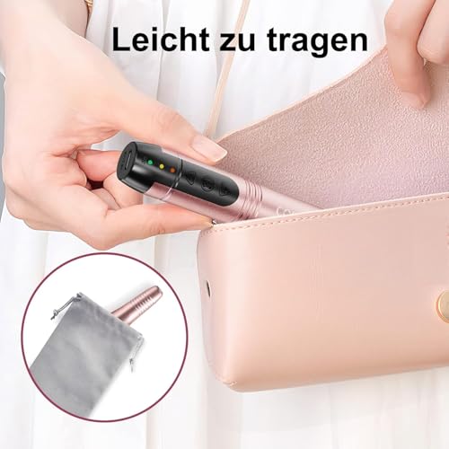COSLUS Kabellos Tragbar Nagelfräser, 11 in 1 Profi Maniküre und Pediküreset, Nagelfeile für Gelnägel und Acrylnägel, Nagelformen, Entfernen von Hornhaut